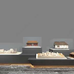 中式沙盘3D模型下载